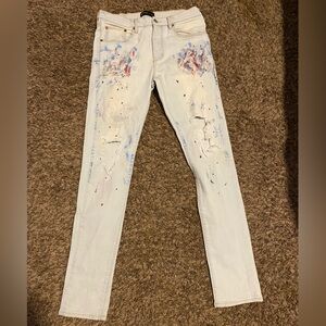 Purple Jeans No Tag Previously Worn